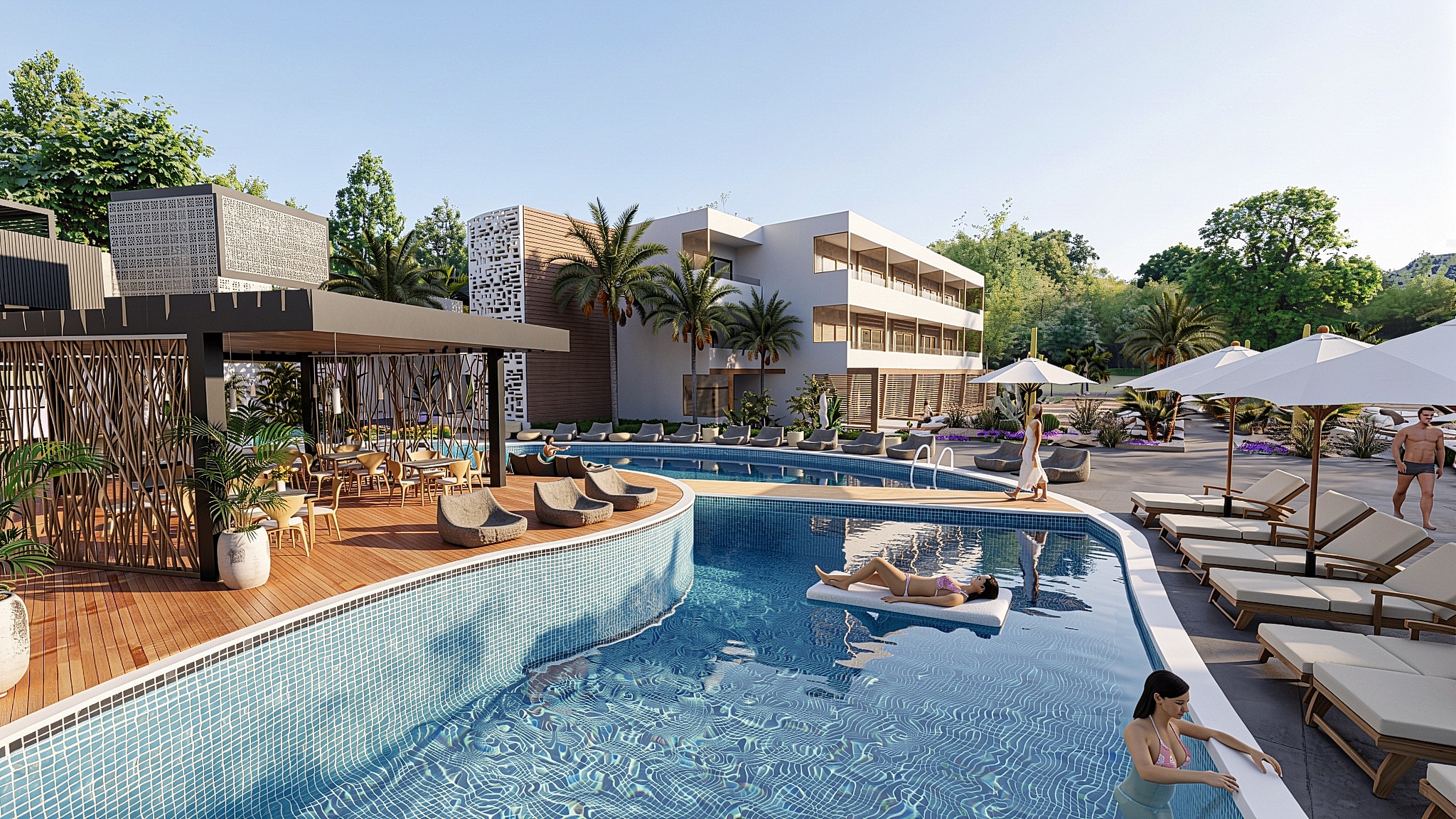 Signature Private Pool Room at Otium