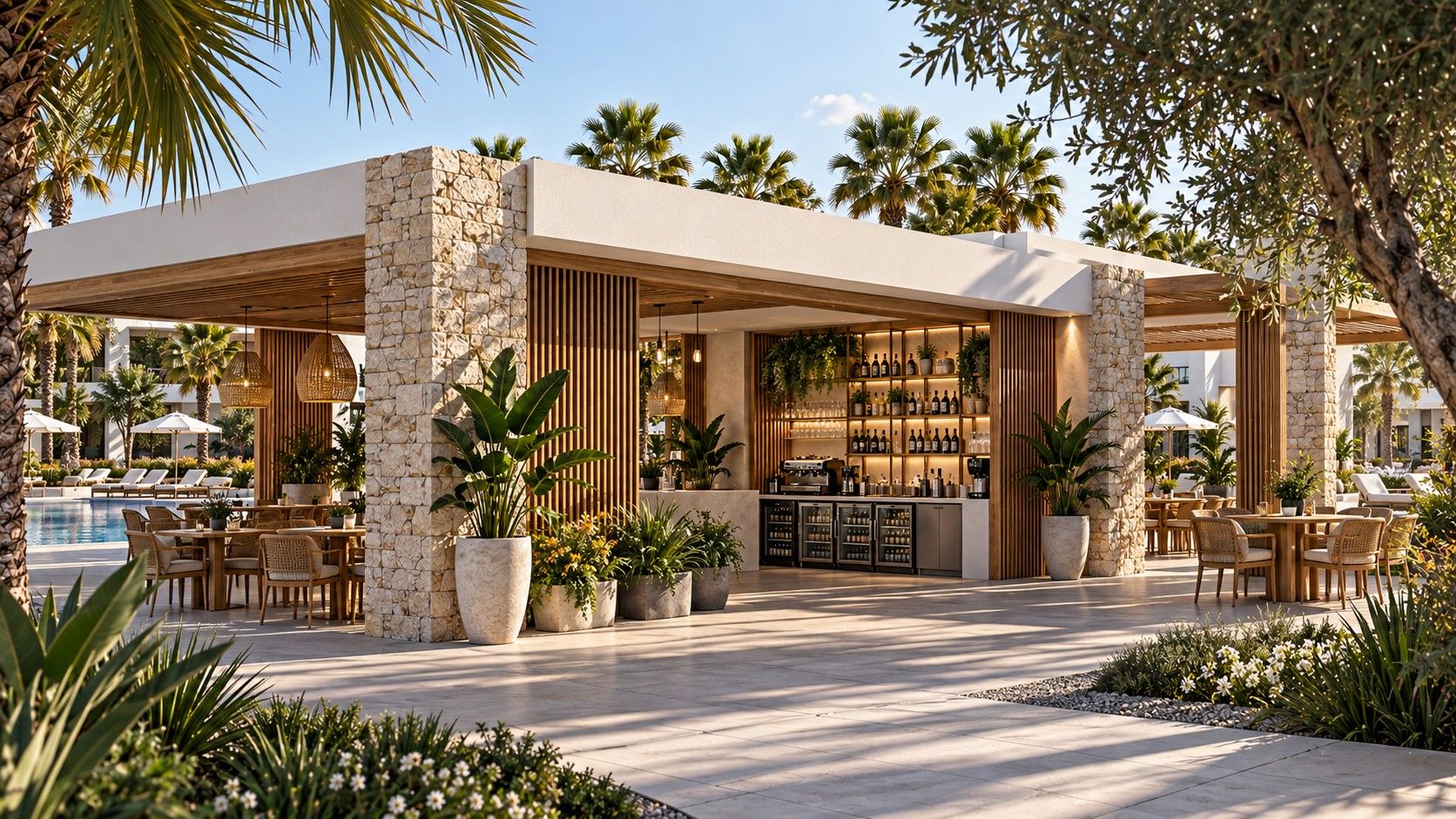 Otium pool bar