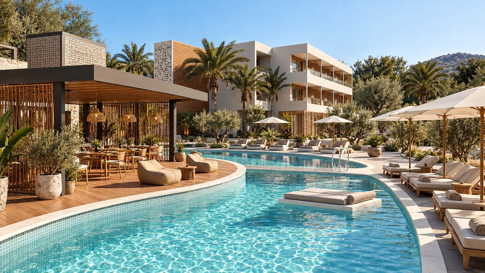 Premium Swim-Up Room at Otium