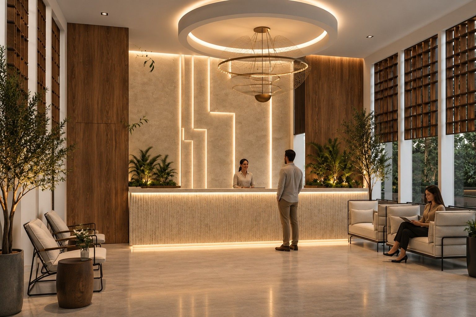 Contemporary Mediterranean reception and water at Otium Rhodes